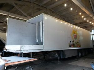 Ремонт изотермических фургонов грузовых автомобилей и полуприцепов, пострадавших в ДТП - Транс-Мороз 1